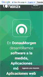 Mobile Screenshot of donaumorgen.com